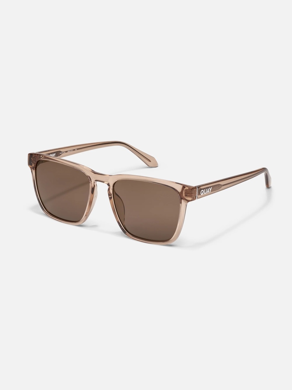 QUAY AUSTRALIA UNPLUGGED Oat Frame / Brown Polarized Lens